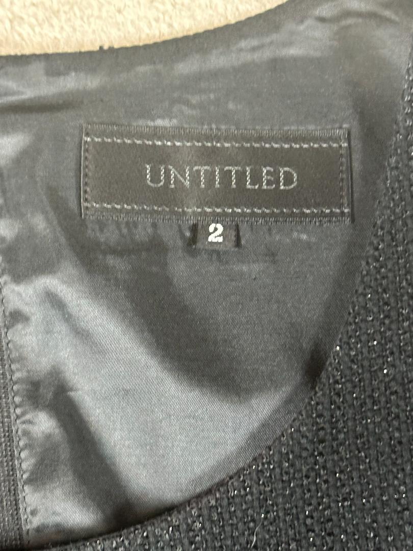 UNTITLED スカートスーツセットアップ レディースM 黒
