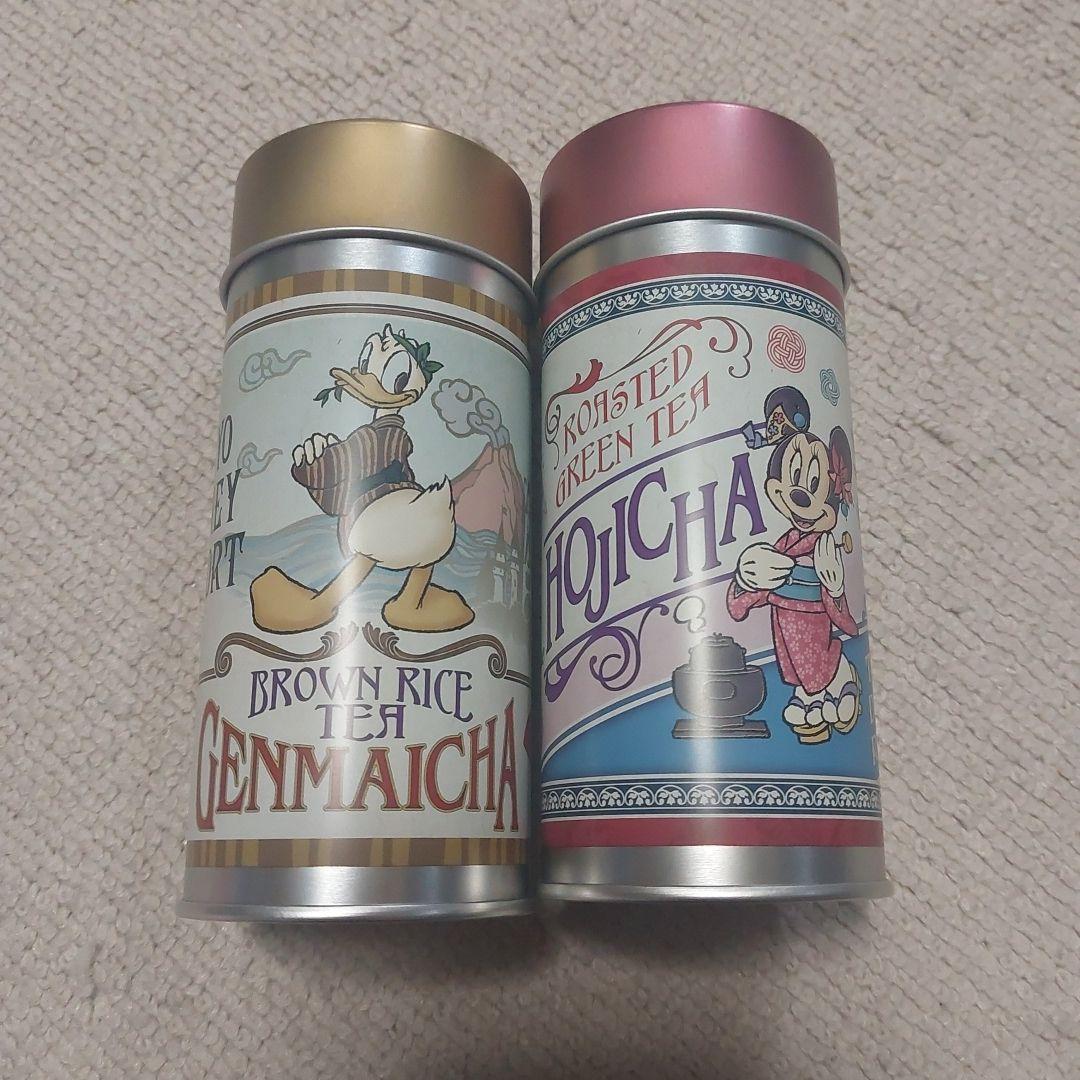 ディズニー お茶缶 茶筒 空き缶 2種セット