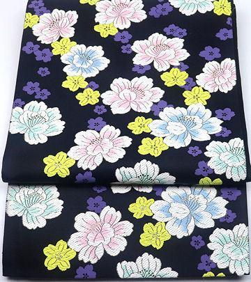 美品 光琳花扇 正絹 着物 両面“風を友とする桜と花扇、カルタ”袋帯 O-73 楽天市場】袋帯 美品 秀品 本金箔 瑞扇面麗花鳥 関西仕立て 扇