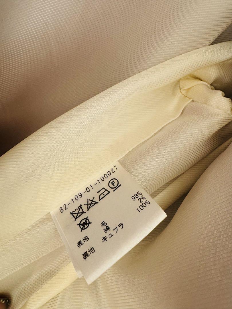 ESTNATION エストネーション ノーカラー クルーネック ウールコート ESTNATION エストネーション ノーカラー クルーネック ウールコート