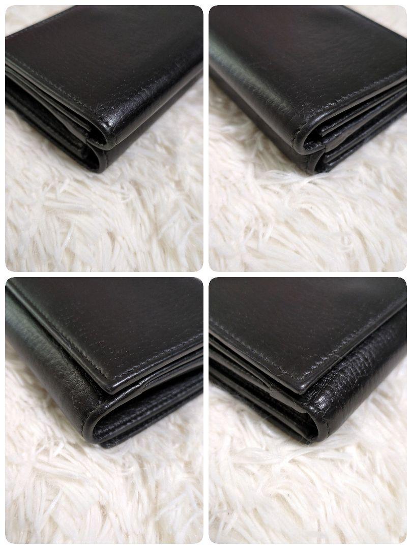 【即完売注意・美品】グッチ☆GUCCI GGマーモント 三つ折り財布 レザー