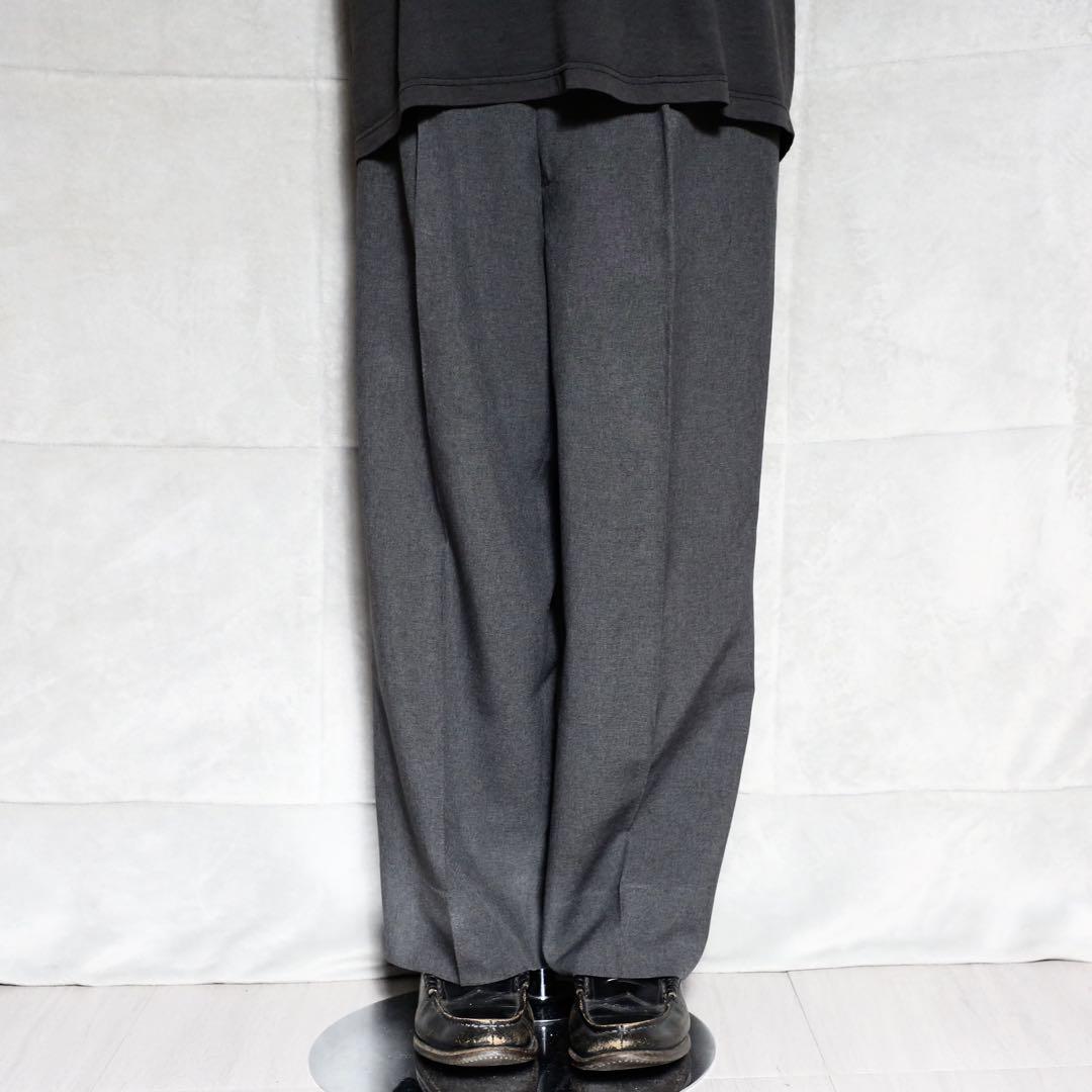 神シルエット◎ 90s~ UNKNOWN 2 Tuck Wide Slacks