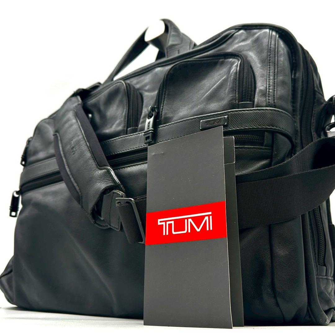 美品 TUMI トゥミ アルファ 2way ビジネスバッグ ブラック