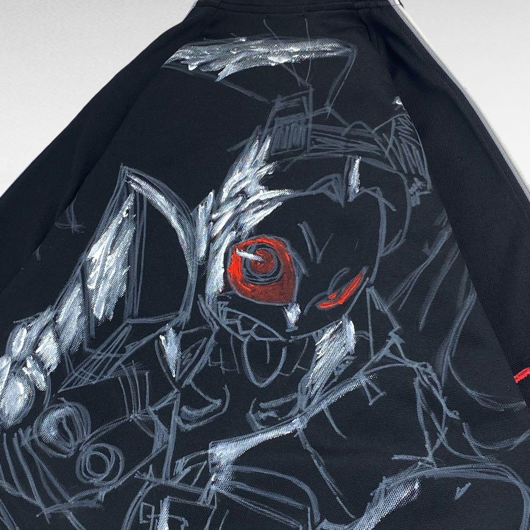 【00s】 アディダス アートリメイク バンドペイント トラックジャケット
