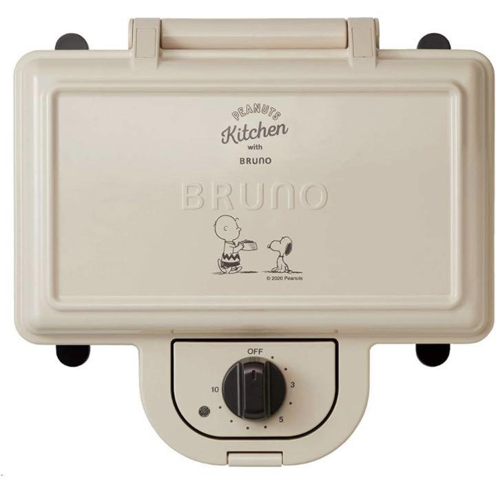 BRUNO PEANUTSホットサンドメーカー　ダブル