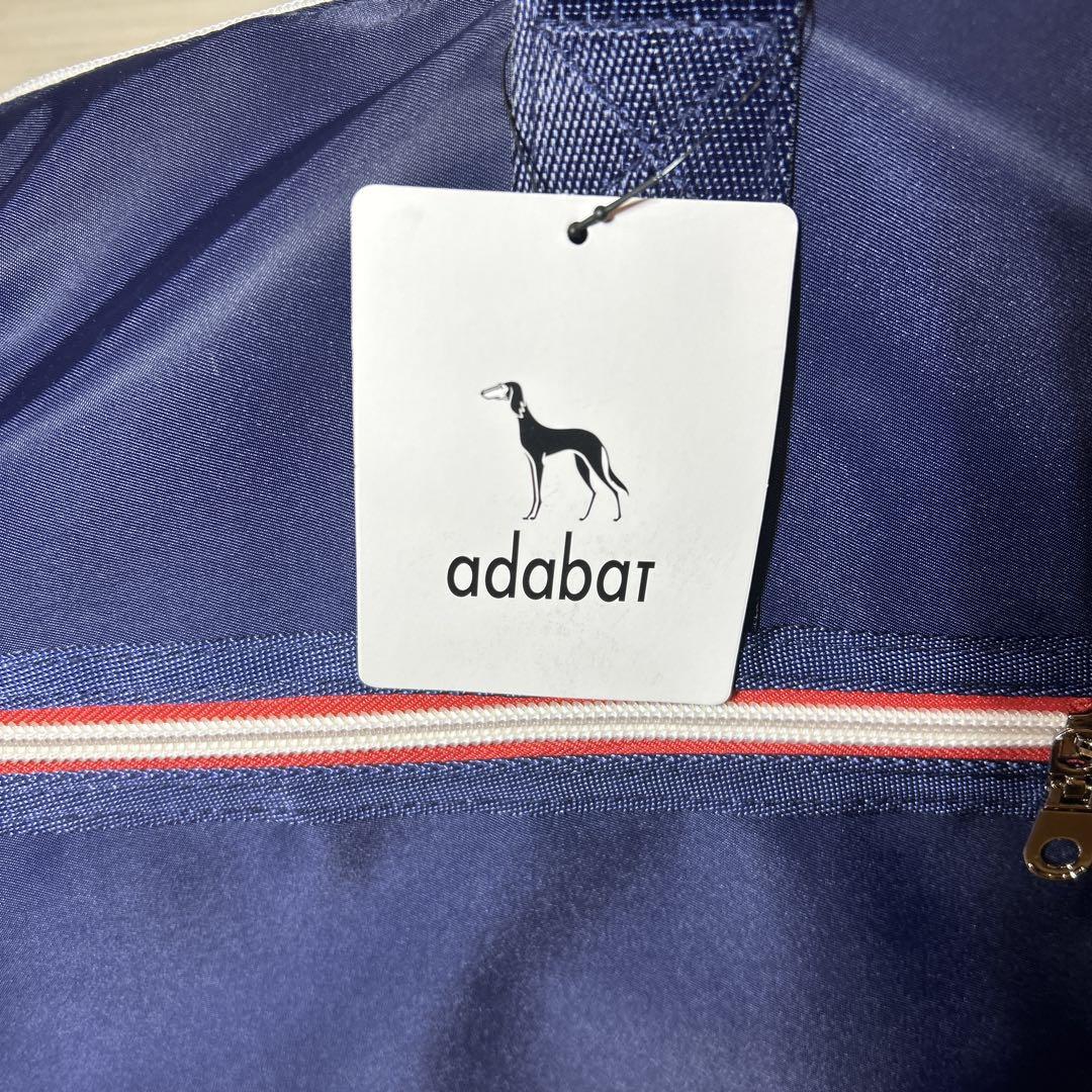 アダバット 2WAYボストンバッグ ネイビー ショルダーストラップ　adabat