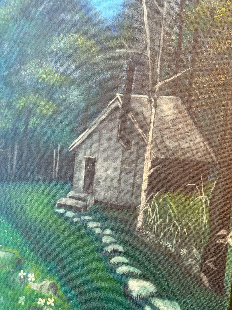 絵画　油絵　抽象画　モダン Ｆ４号　油彩 絵画油絵抽象画モダン F4号油彩