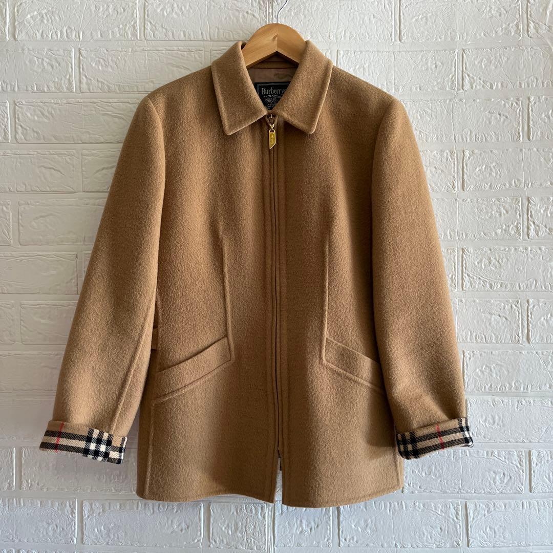 【美品・希少】《BURBERRYS》ヴィンテージ カシミヤ混 ショート コート