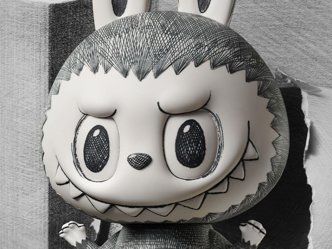 新品POP MART　MEGA LABUBU 400% Sketch