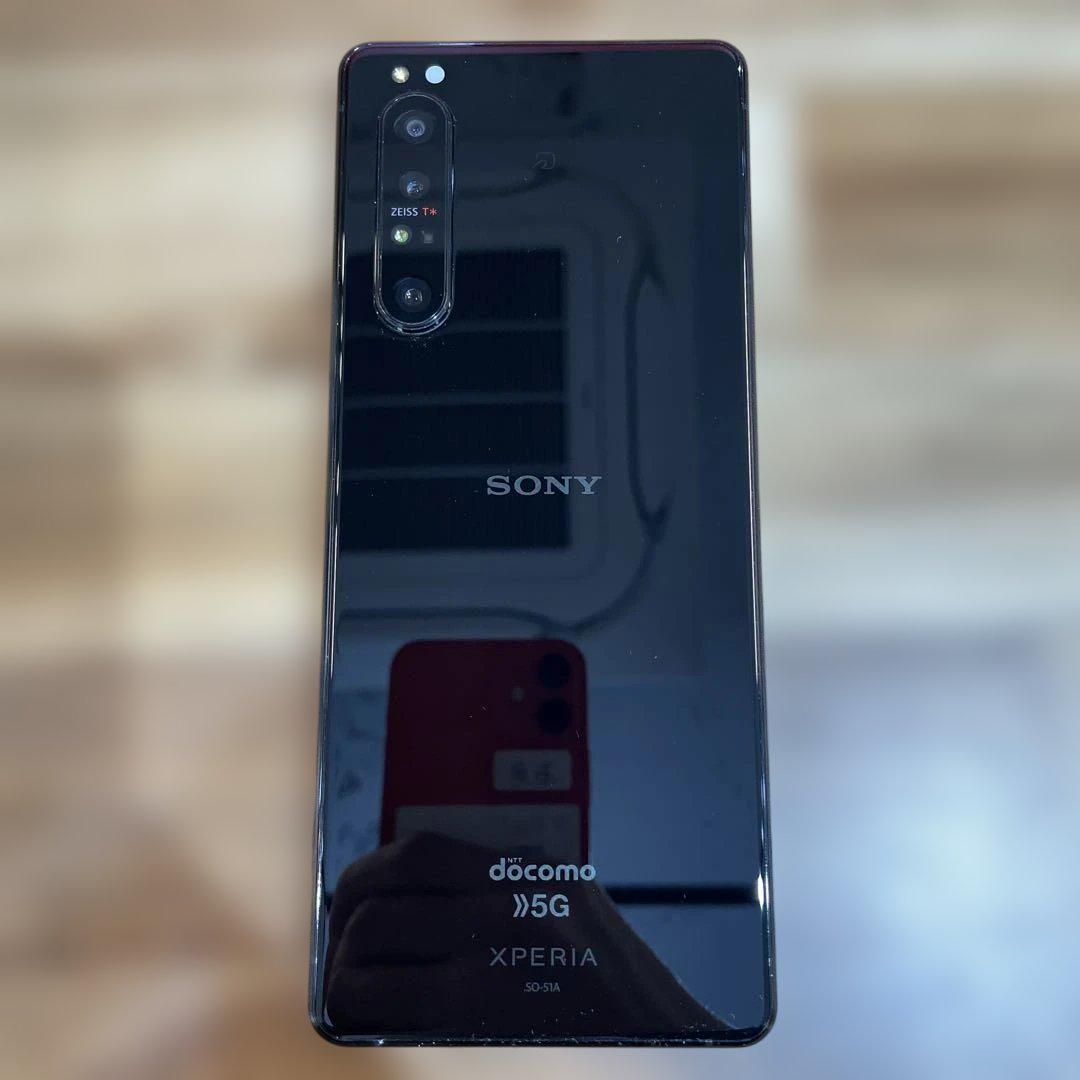 C141ジャンクdocomo SIMロック解除済 Xperia 1 SIMロック解除済】SoftBank Xperia1 802SO パープル|中古