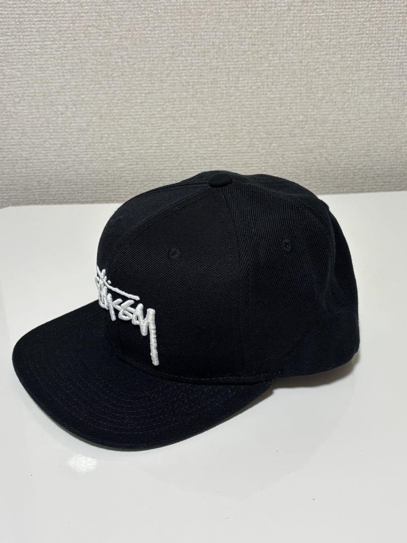 Stüssy ステューシー 刺繍 Sロゴ ベースボールキャップ 黒