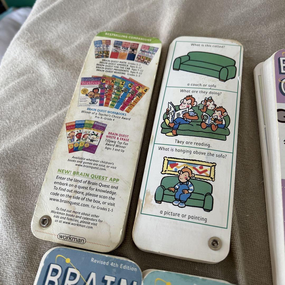 Brain quest ブレインクエスト 英語クイズカード 知育玩具 知育