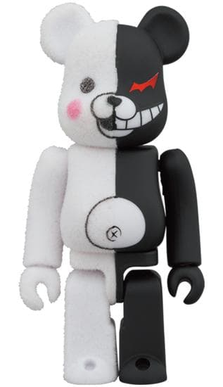 【新品】BE@RBRICK モノクマ ラバーコート＆フロッキー Ver.