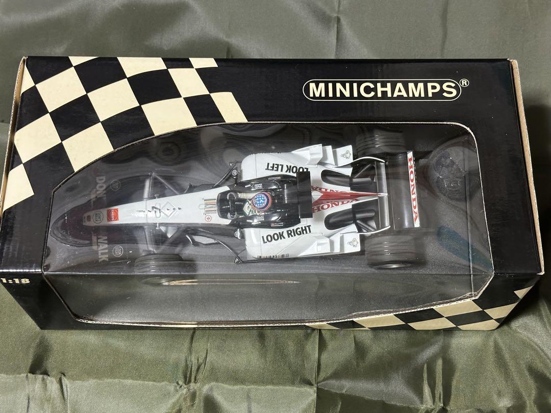 BAR Honda 2005 佐藤琢磨 1/18 MINICHAMPS Minichamps 1:18 佐藤琢磨、BARホンダ007 F1 showcar 2005