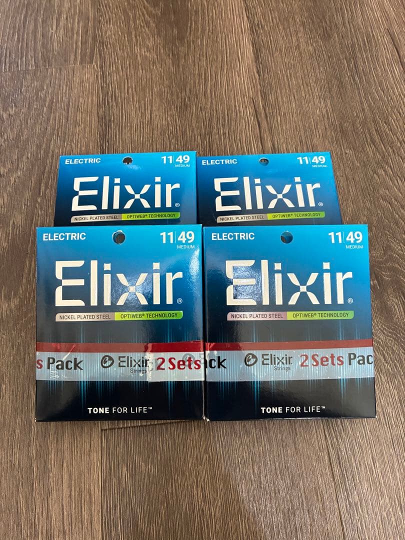 Elixir エレキ ギター弦 19102 OPTIWEB 11-49 正規品