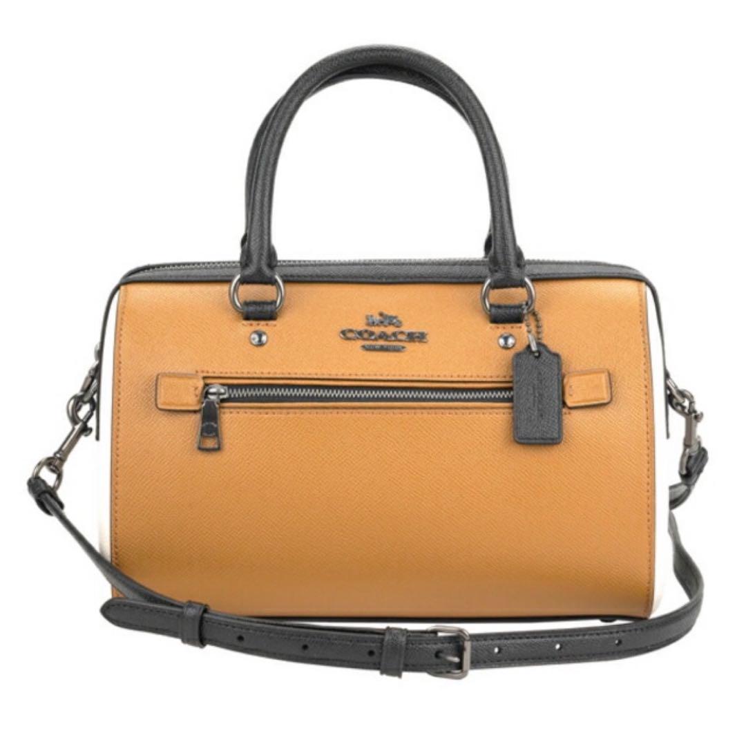 【激レア最安値】COACH ハンドバッグ ローワン サッチェル イン ベージュ 激レア最安値】COACH ハンドバッグ ローワン サッチェル イン