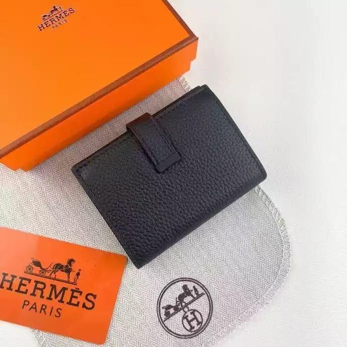 クラシックモデル エルメス ブラックレザー 財布