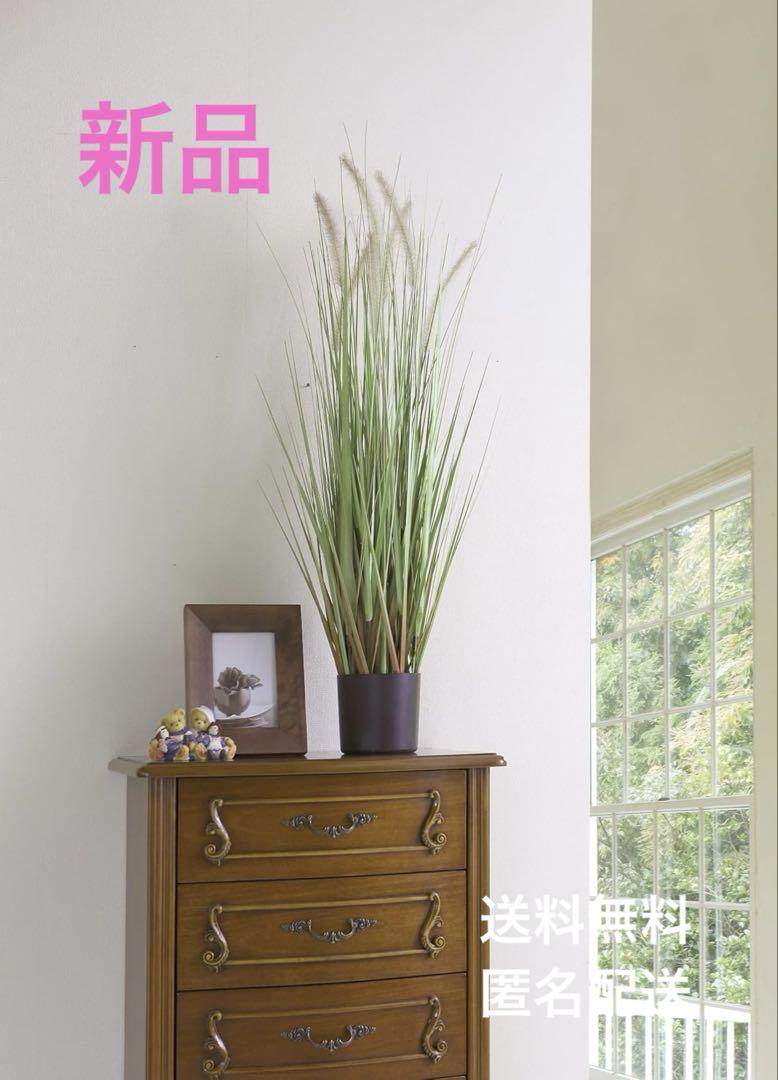 【売り切り残り1点】人工観葉植物 キャッツテールグラス /91cm