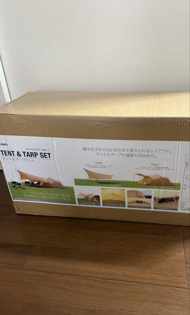 新品　イグニオ　テント&タープセット　IG19416TT PKG-1