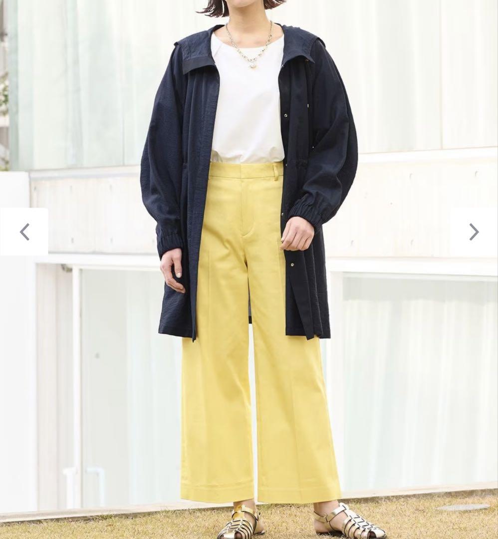 自由区　ジユウク　ライトアウター　ネイビー　紺　サイズ40 スプリングコート