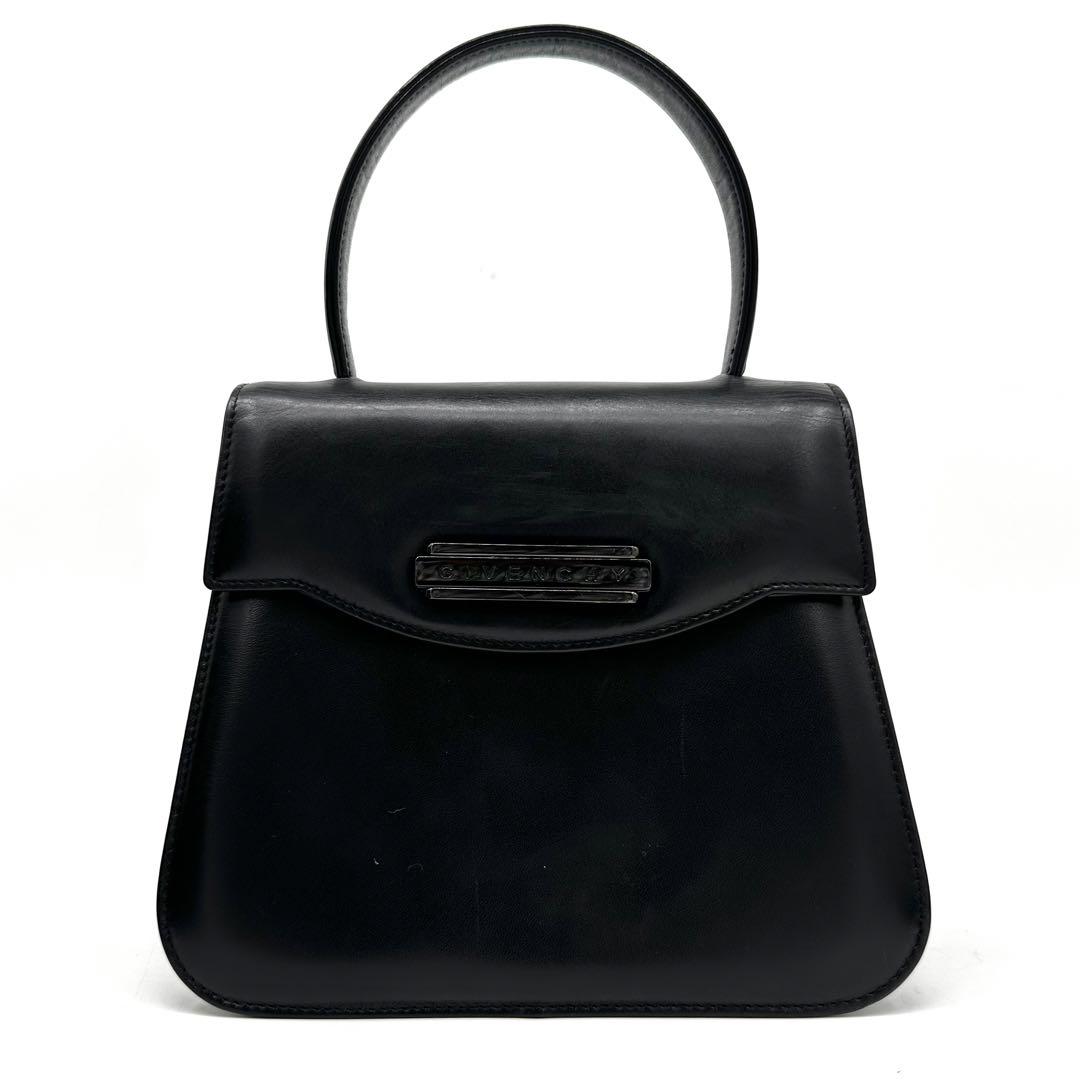 100％本物 美品 GIVENCHY 2way ショルダーバッグロゴプレート ハンドバッグ バッグ