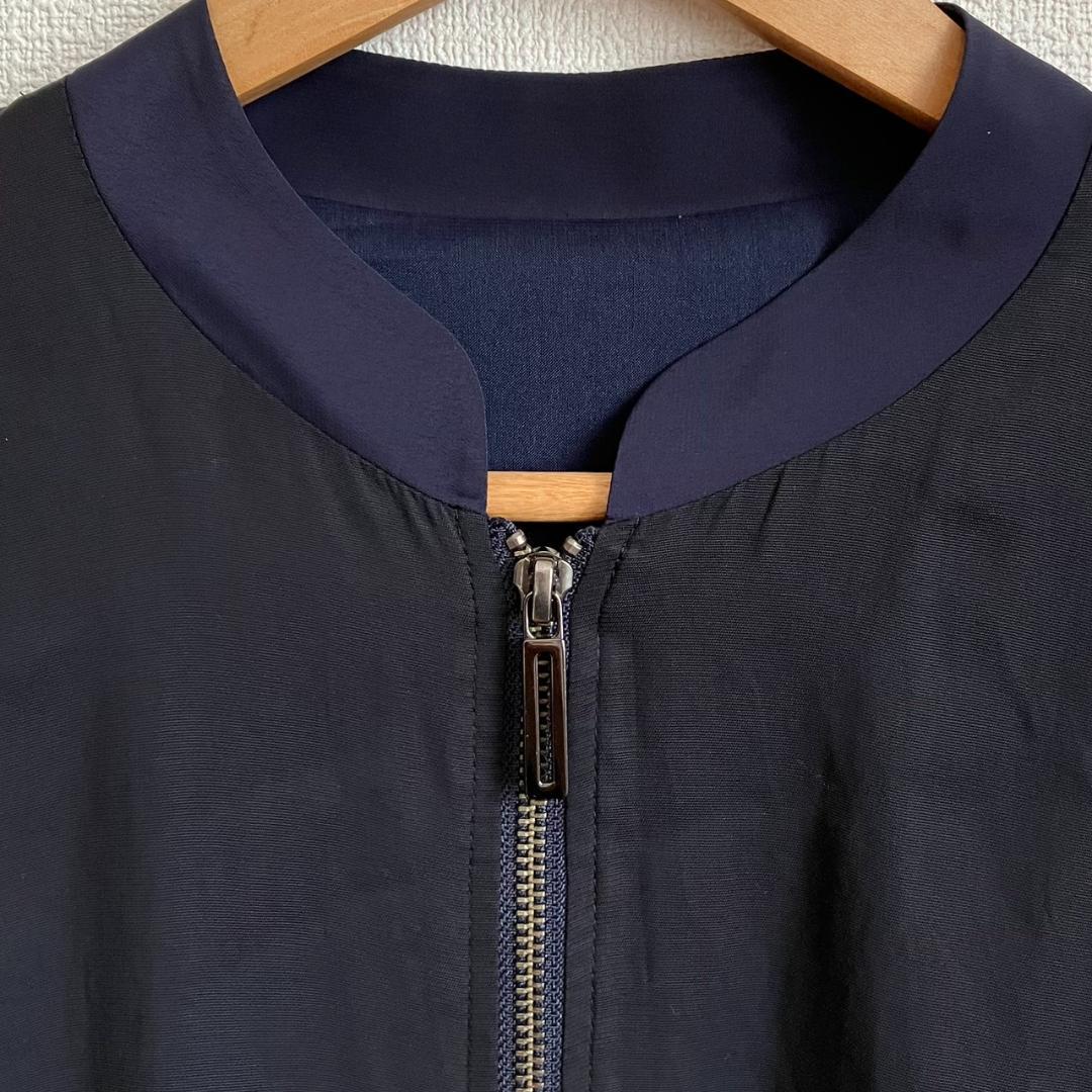 新品 ensuite エンスウィート ノーカラージャケット ensuite エンスウィート ジップアップブルゾン ノーカラー 日本