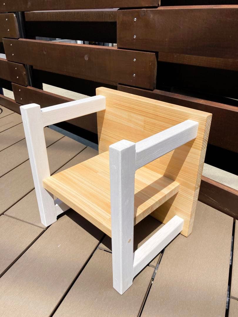 人気ブランド ひのき 北欧風 キッズ チェアー スツール 机 踏み台 棚