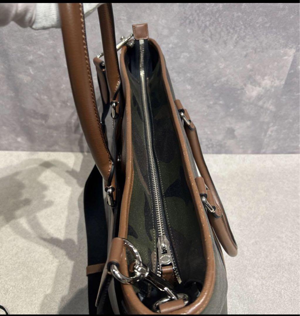 COACH カモフラージュ トートバッグ