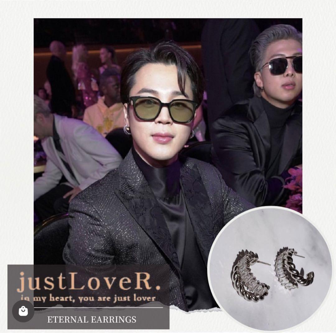 【just LoveR.】Eternal Earrings〜ピアス★BTS JIMINさん着用 justLoveR.】Eternal Earrings ピアス ☆ BTS ジミン着用