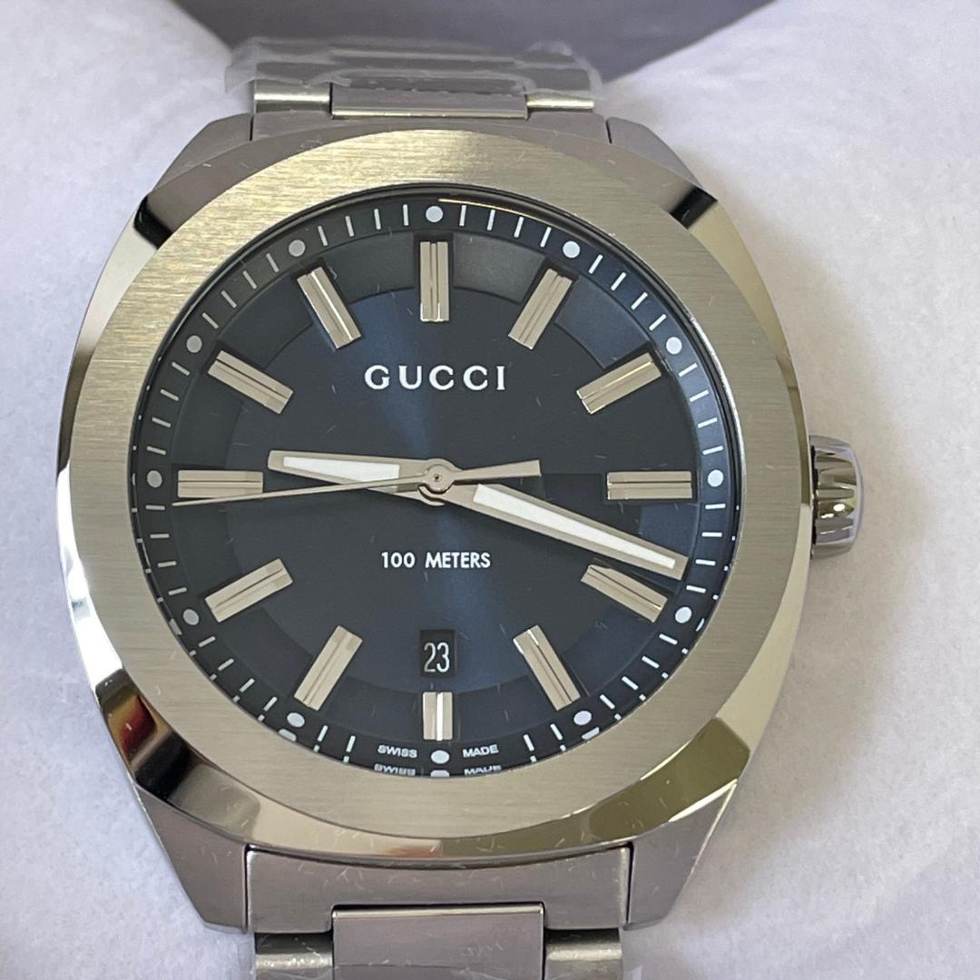 【美品】グッチ gucci 腕時計 ステンレスベルト クオーツ