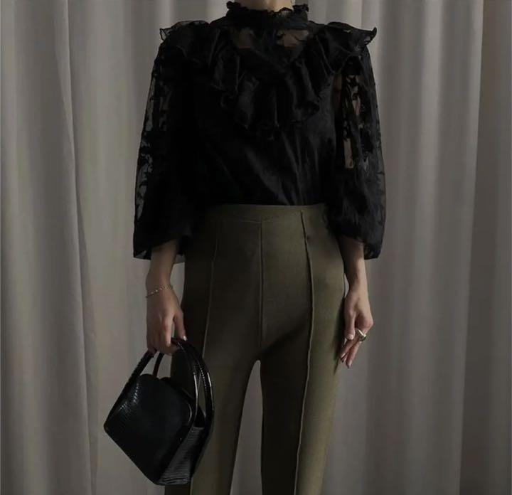 人気SALE大人気 Ameri 名古屋限定 LADY UNUSUAL LACE BLOUSE PViK9-m68822560598 低価人気SALE