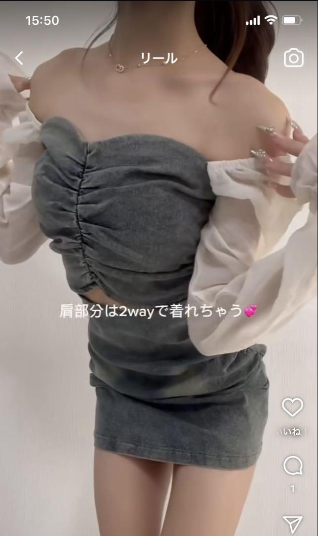 デニムワンピース intherise