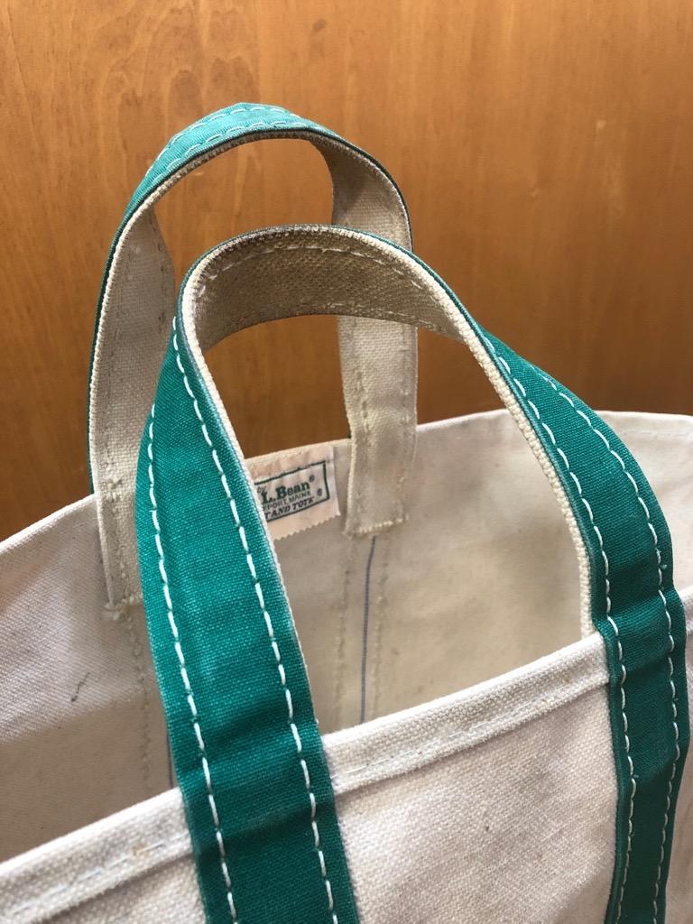 L.L.Bean エルエルビーン キャンバス 緑 9l2xf-m68823990279 ビンテージ トート バッグ 超激安国産
