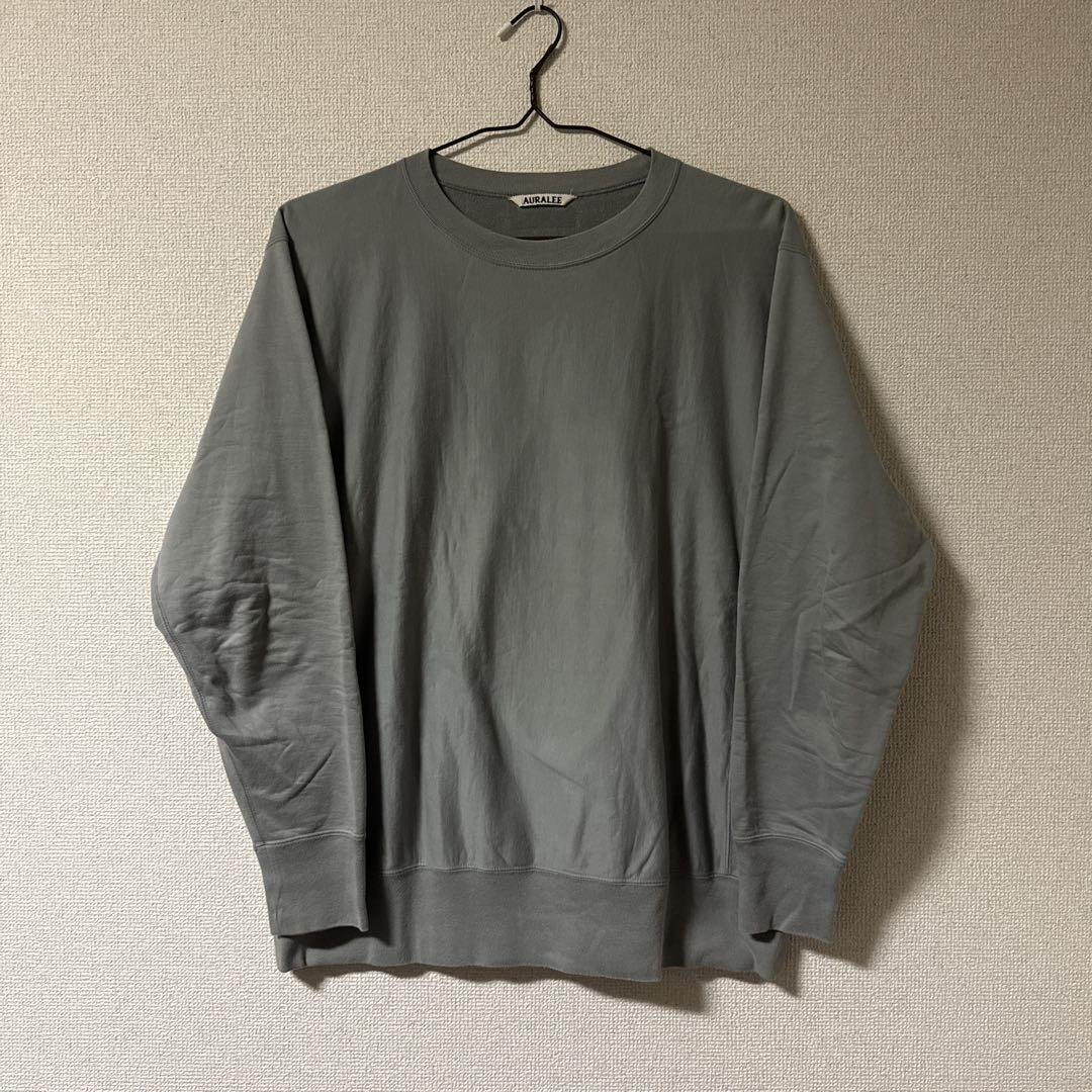 トップス AURALEE SUPER HIGH GAUGE SWEAT P/O