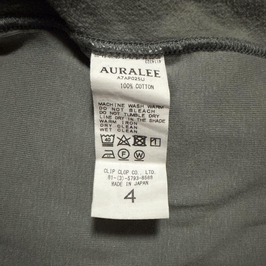 トップス AURALEE SUPER HIGH GAUGE SWEAT P/O