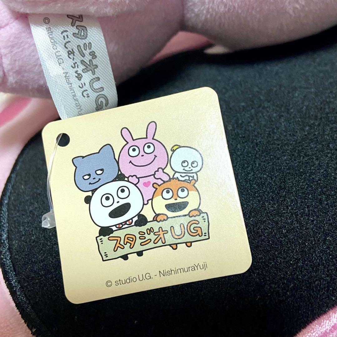 【匿名配送】にしむらゆうじ作品 ラブラビット でっかいフェイスクッション 2点 ☆アミューズメントコーナー稼働情報！〈にしむらゆうじ作品