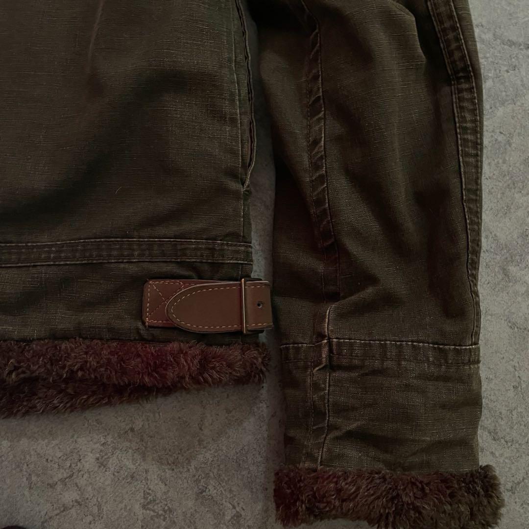 【M】ジョンブル ♡ N-1 ボア ミリタリージャケット 短丈 Y2K B-3