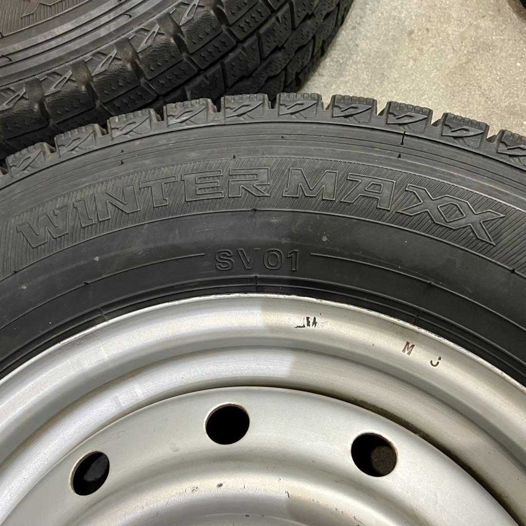 【3314】16〜22年 145R12 6PR ウインターマックス エブリィ