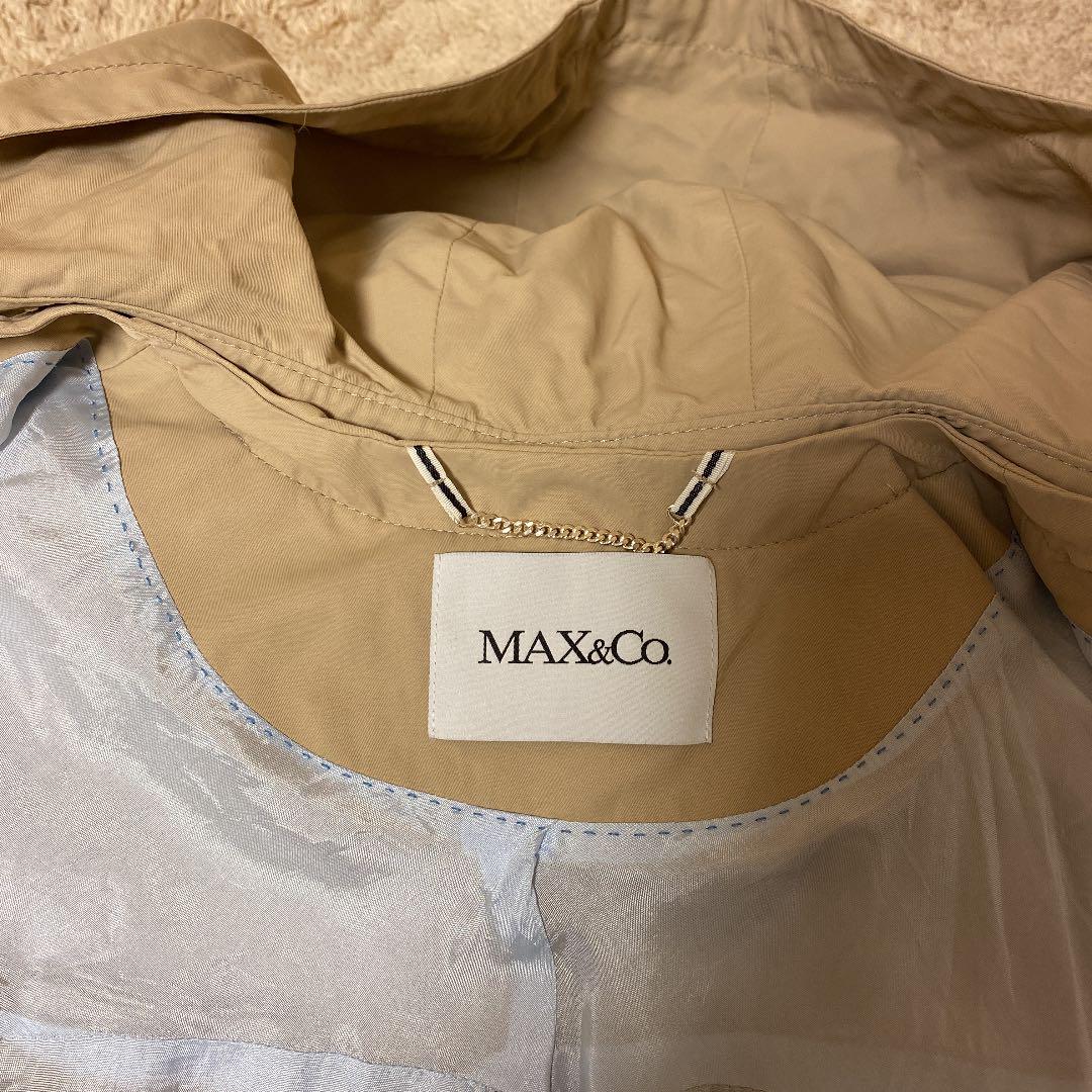 MAX&Co. レインコート MAX&Co. マックスアンドコー レインコート ベージュ 38ヴ