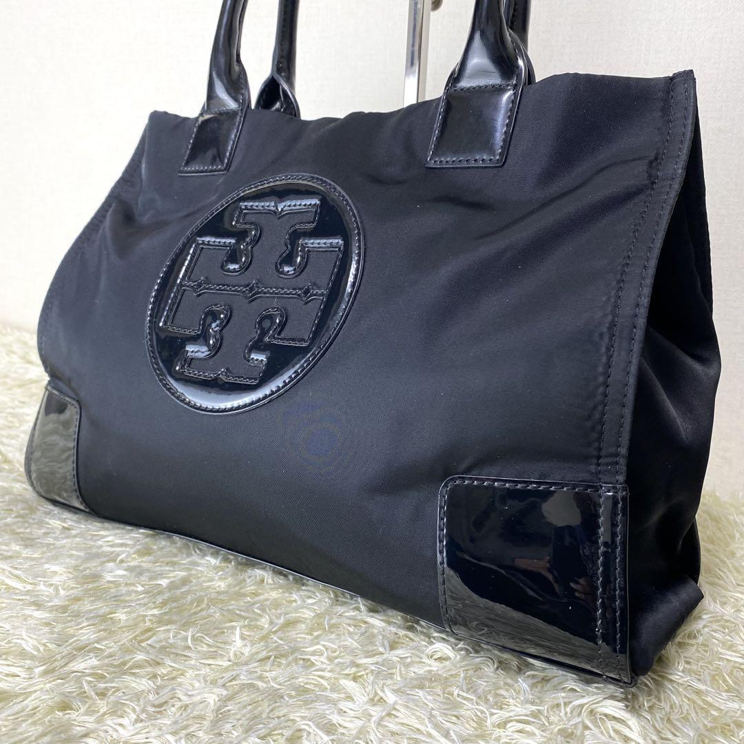 美品✨ TORY BURCH トリーバーチ スモール トートバッグ デカロゴバッグ