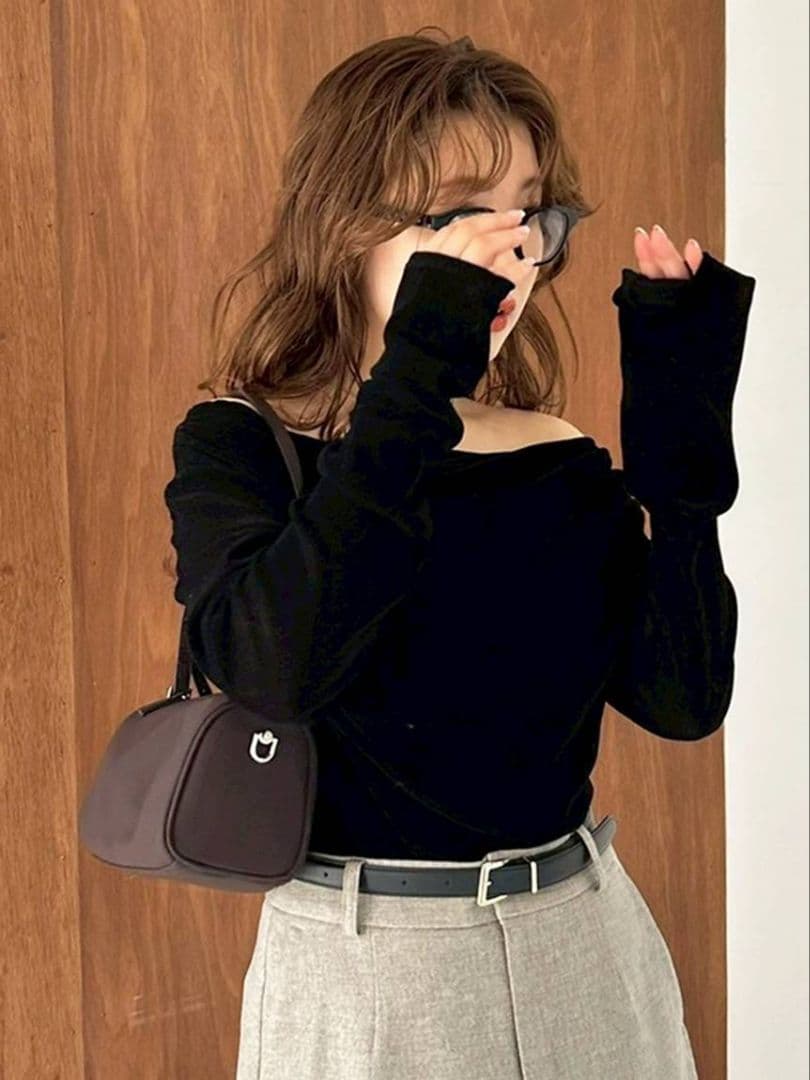 【新品未使用タグ付】デコルテタックフロッキーチュールトップス FRAY I.D