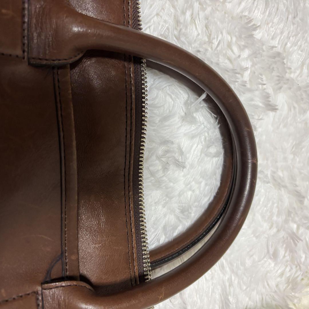 PORTER　ポーター　オールレザー　ブリーフケース　　ブラウン　レザー