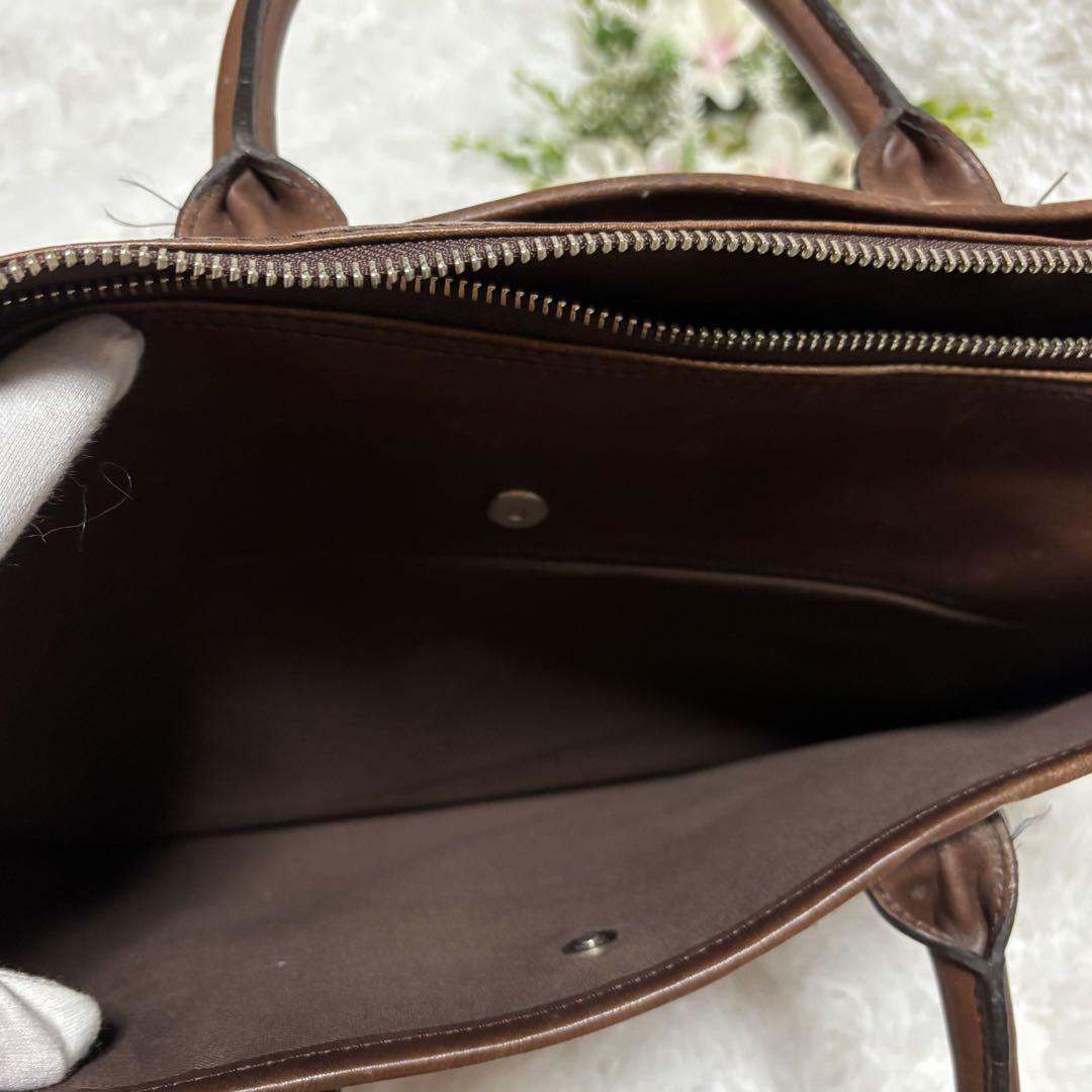 PORTER　ポーター　オールレザー　ブリーフケース　　ブラウン　レザー