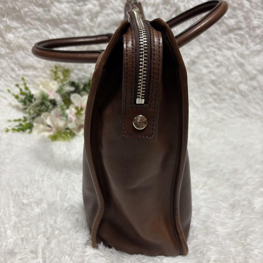 PORTER　ポーター　オールレザー　ブリーフケース　　ブラウン　レザー