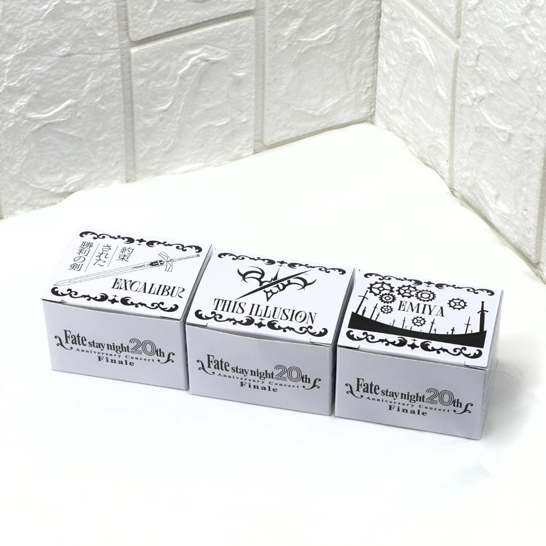 Fate stay night 20周年コンサート スケルトンオルゴール 3種