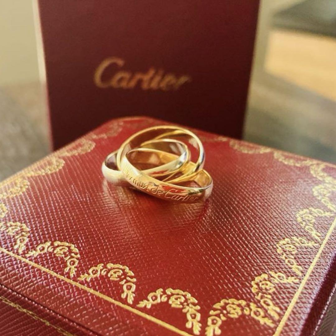 Cartier トリニティリング　　　　　　クラシックMM箱付　10号アクセサリー