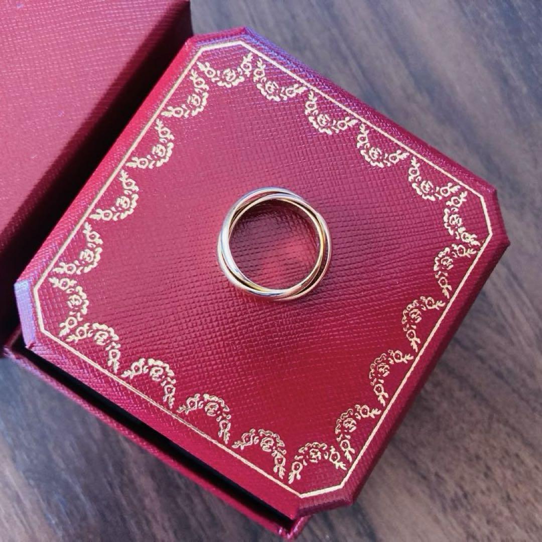 Cartier トリニティリング　　　　　　クラシックMM箱付　10号