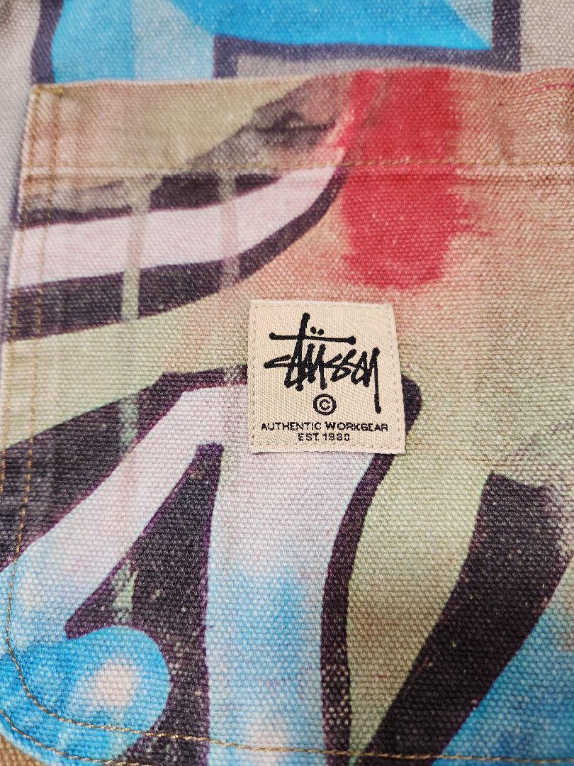 Stussy グラフィックプリント ワークパンツ 28