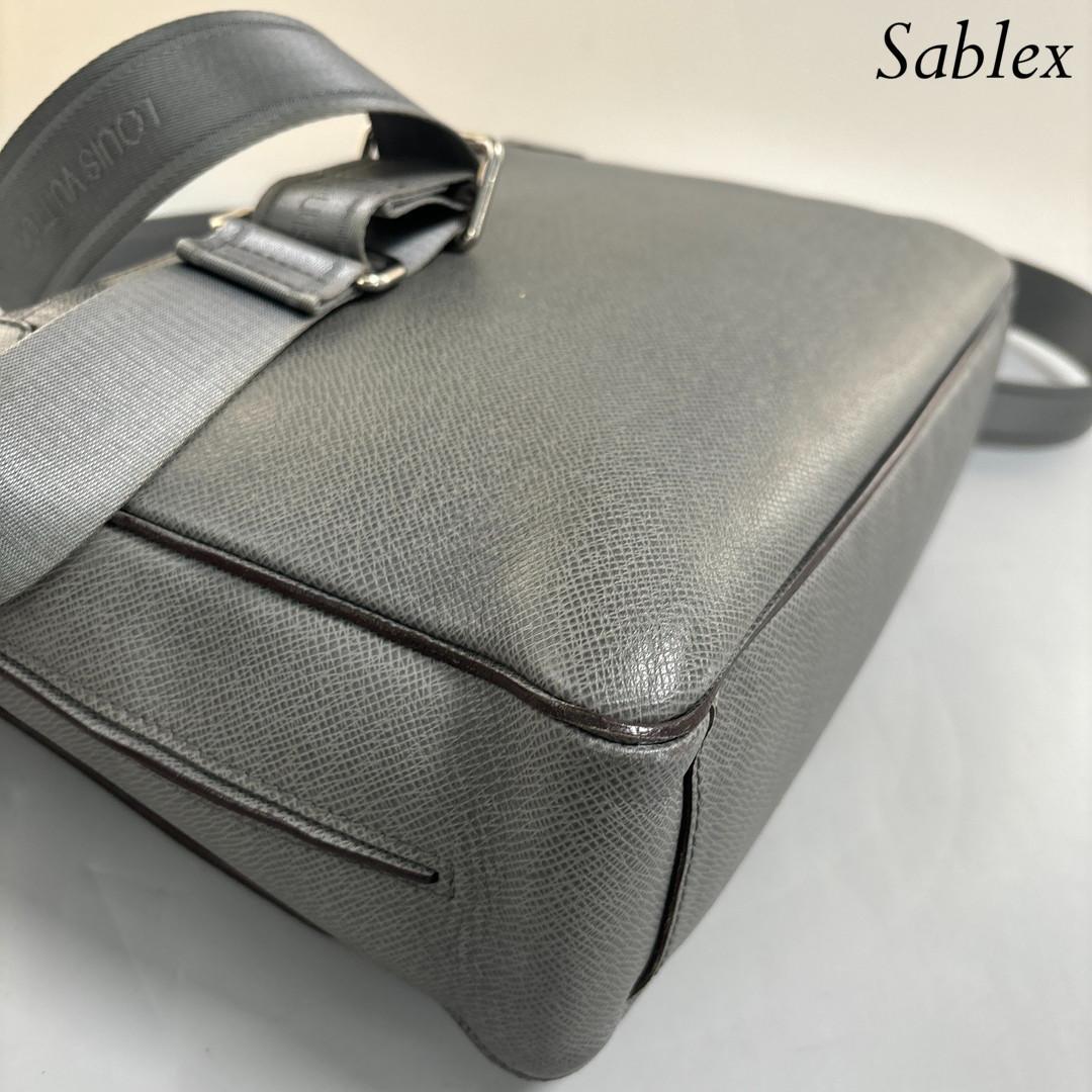 【極美品】ルイヴィトン タイガ ロマンMM ショルダーバッグ グラシエ グレー