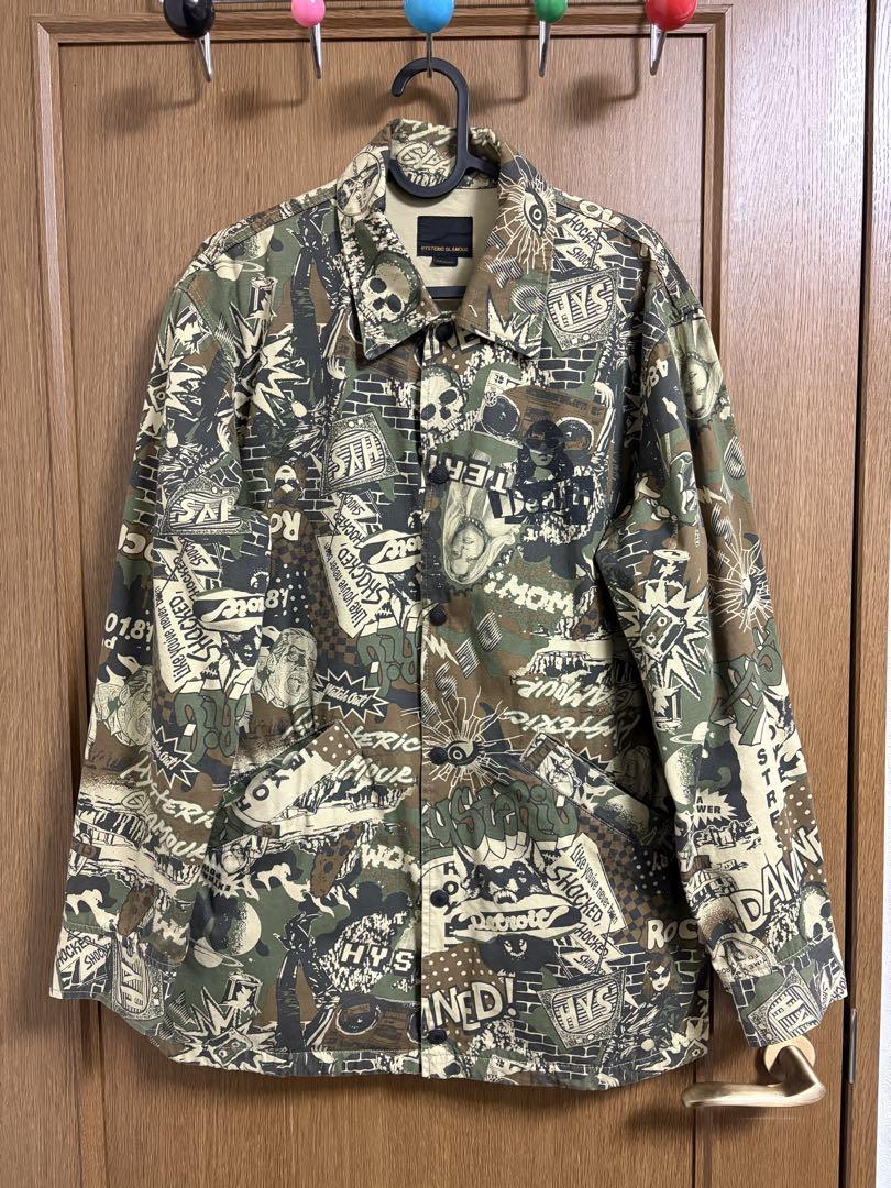 HYSTERIC GLAMOUR DEATHコーチジャケット　ミリタリー HYSTERIC GLAMOUR（ヒステリックグラマー）の「DEATH コーチ